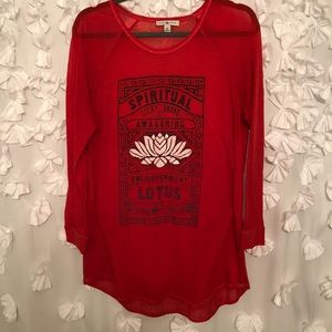 Lucky Lotus by Lucky Brand T-shirt XL